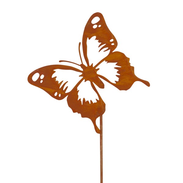 Edelrost Pflanzenstecker S - Butterfly
