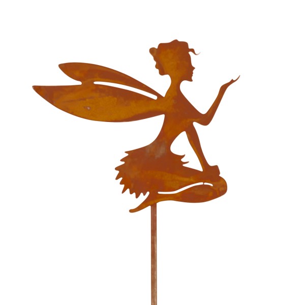 Edelrost Pflanzenstecker S - Relaxing Fairy